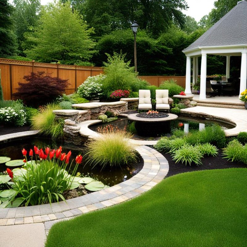 Aquatic Garden Landscape