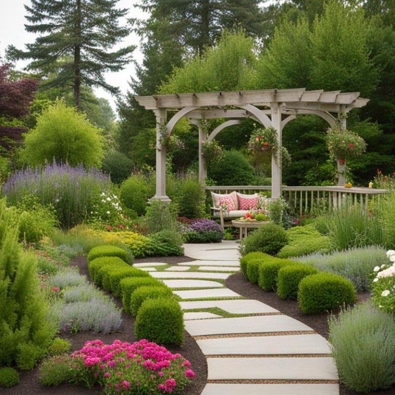 Colonial Style Garden