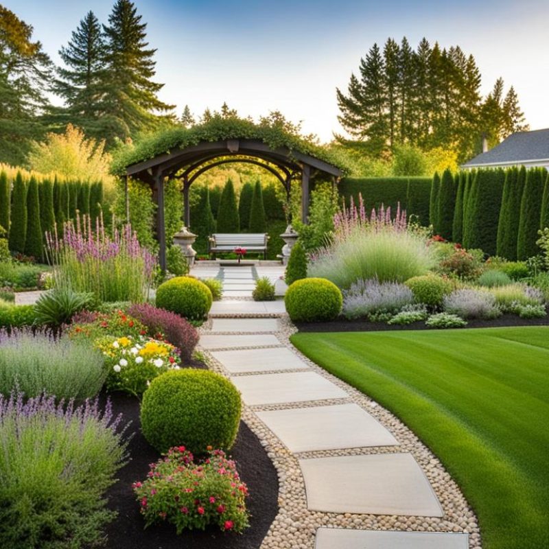 Colonial Style Garden