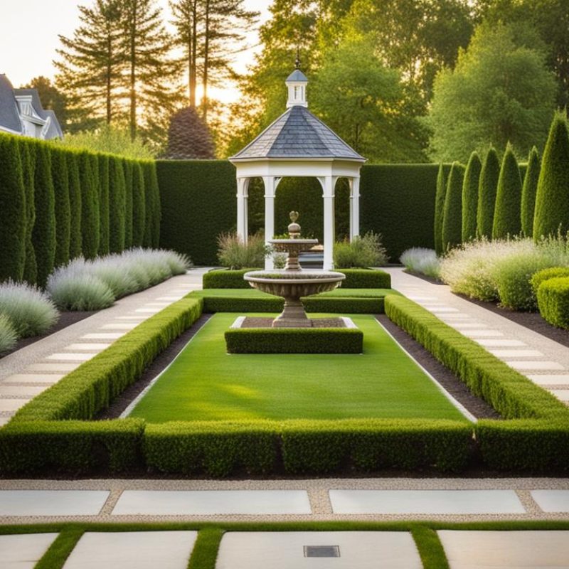 Colonial Style Garden