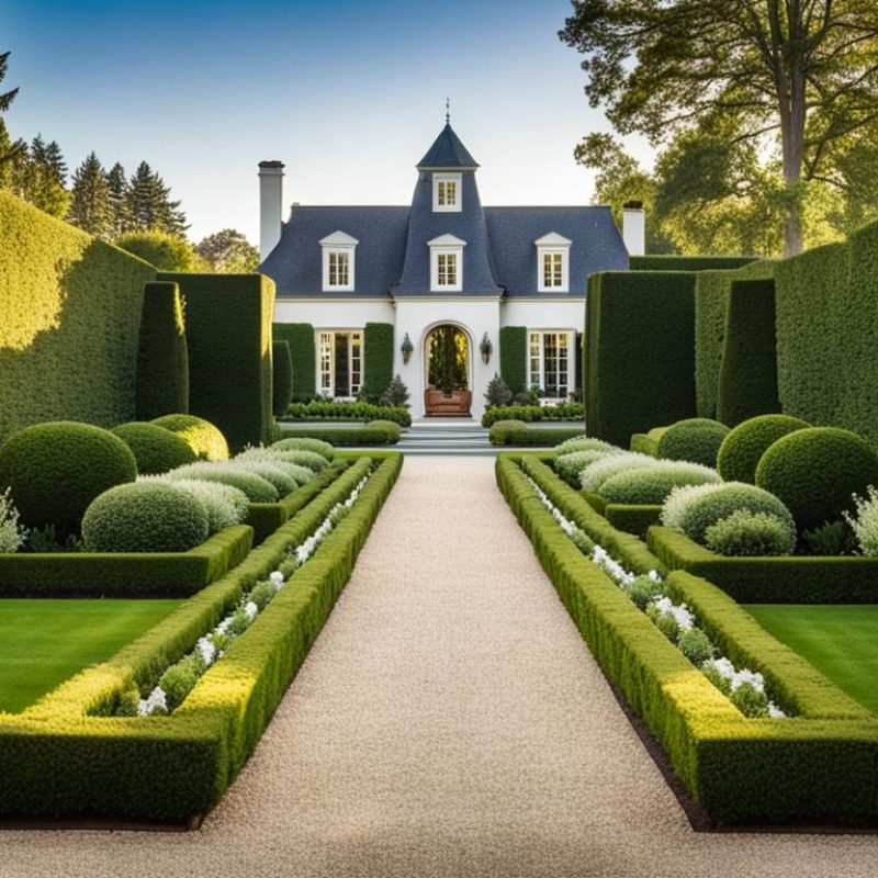 French Formal Garden Landscape