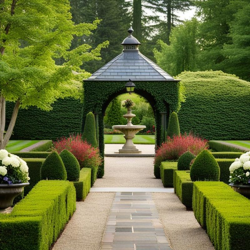 French Formal Garden Landscape
