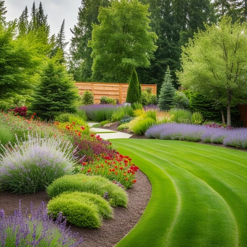 Pollinators-Friendly Garden Landscape
