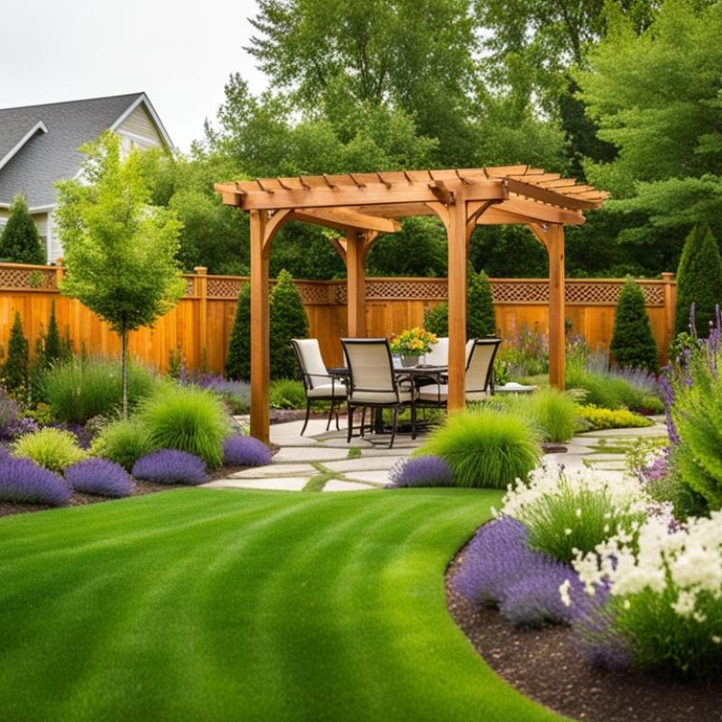 Pollinators-Friendly Garden Landscape