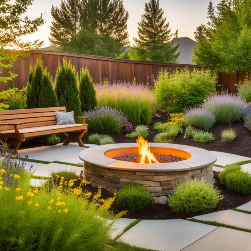 Pollinators-Friendly Garden Landscape