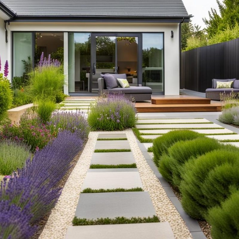 Pollinators-Friendly Garden Landscape