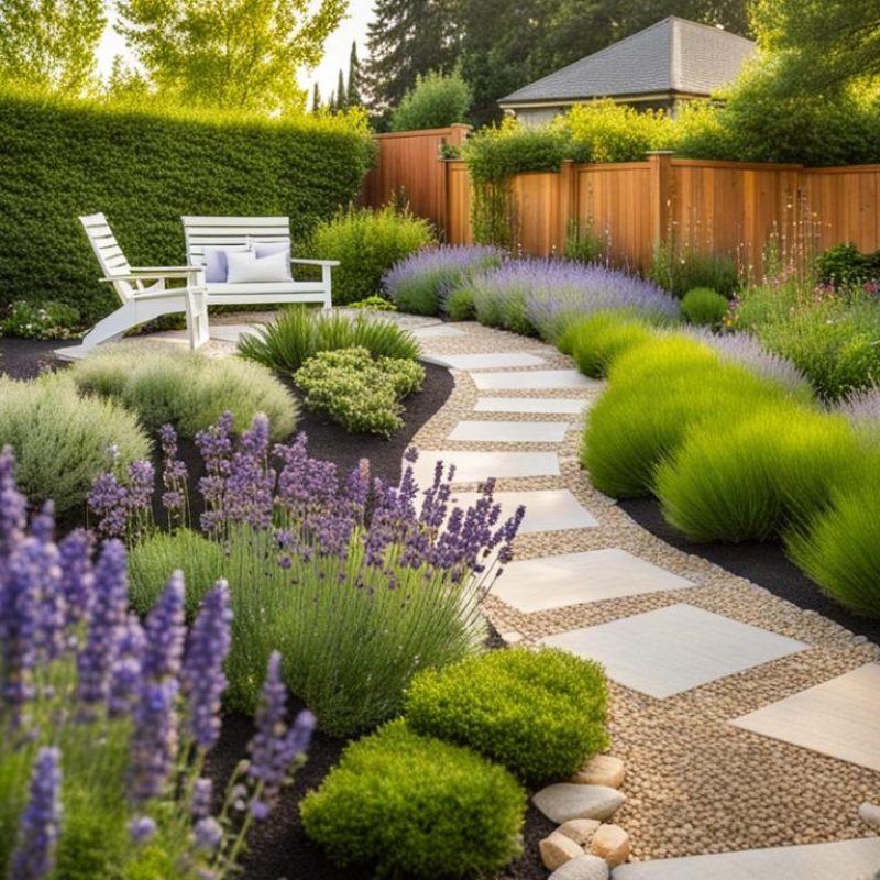 Pollinators-Friendly Garden Landscape