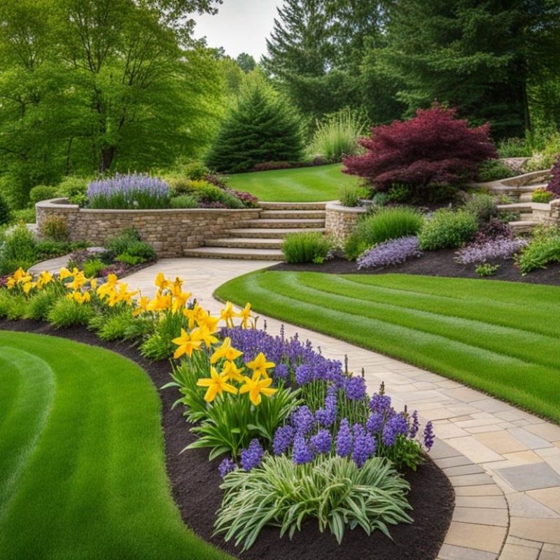 Terraced Garden Landscape Design