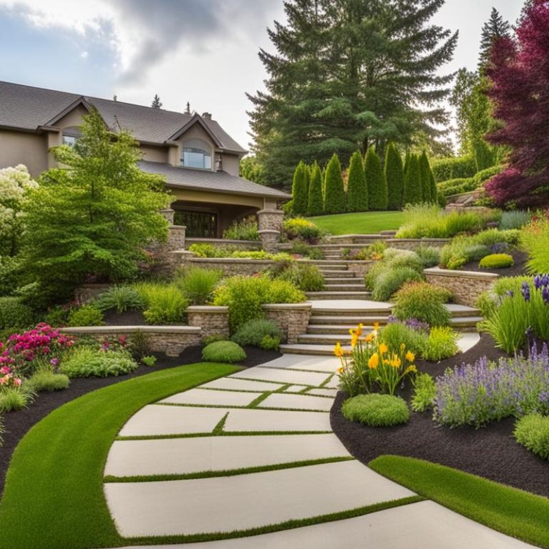 Terraced Garden Landscape Design
