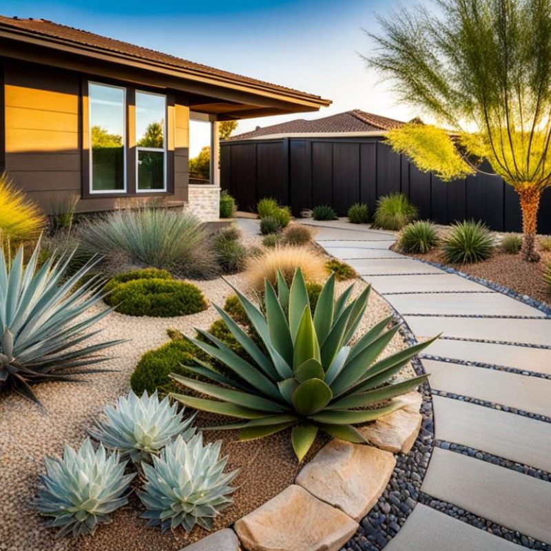 Xeriscaping Garden
