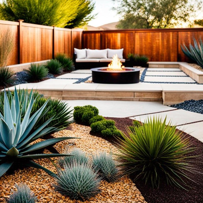 Xeriscaping Garden