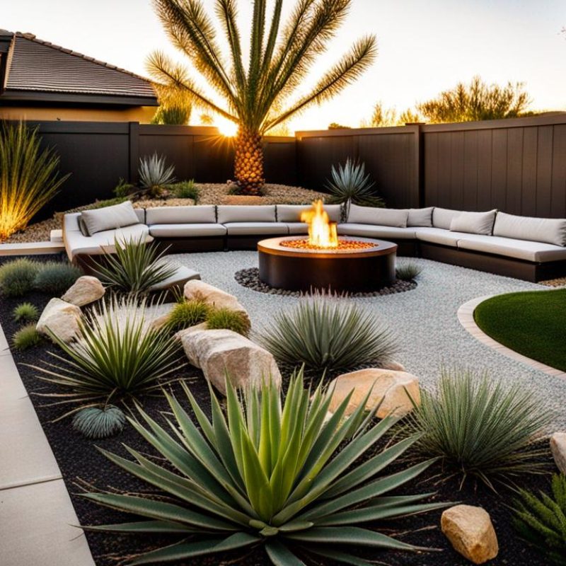 Xeriscaping Garden