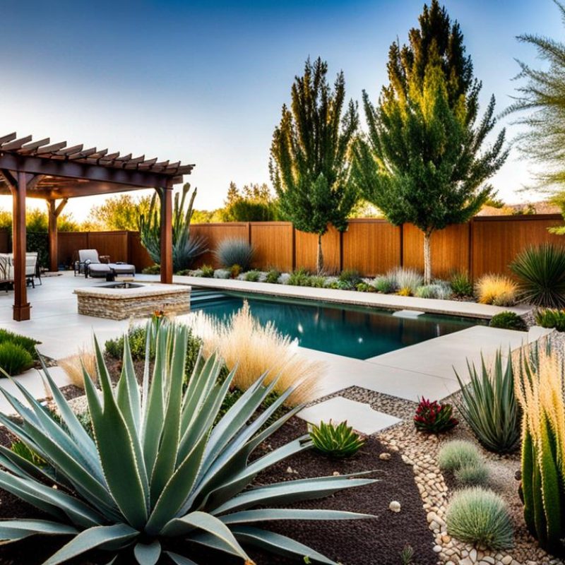 Xeriscaping Garden