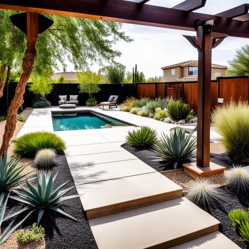 Xeriscaping Garden