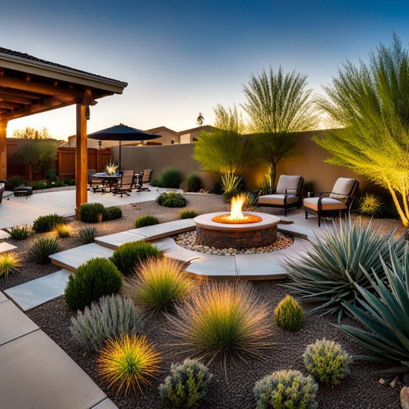 Xeriscaping Garden