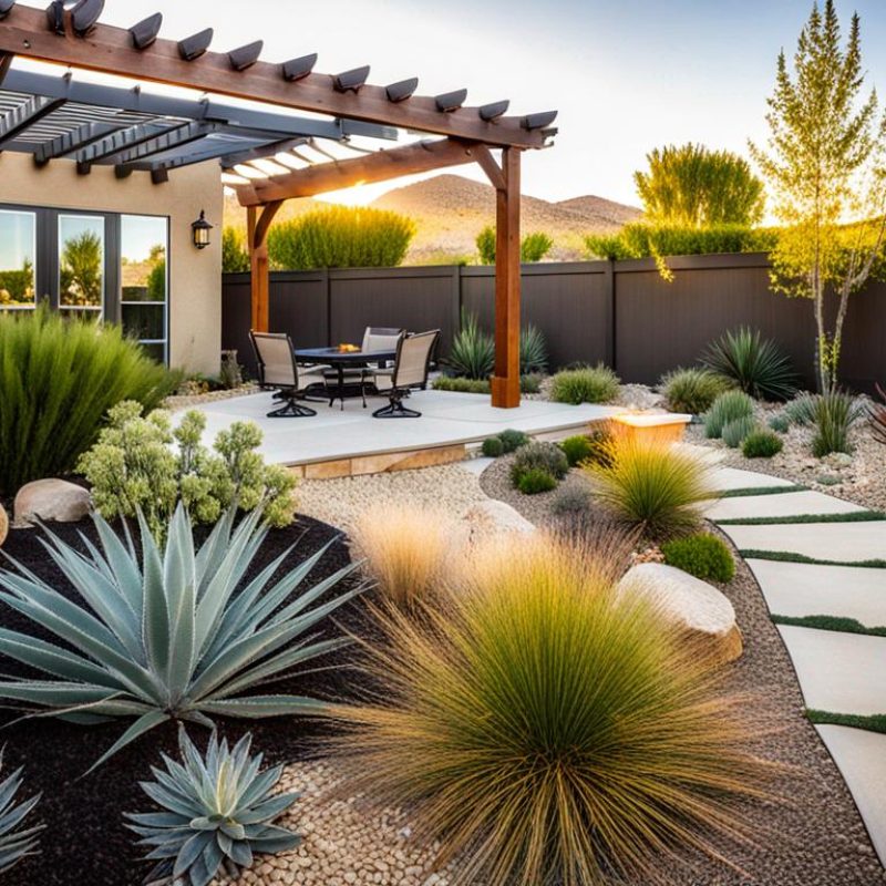 Xeriscaping Garden