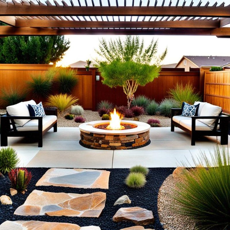 Xeriscaping Garden